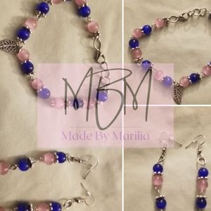 Handmade Bracelet and Earrings set